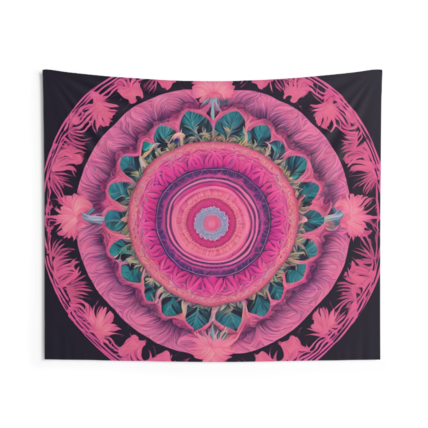 Pink Bull's Eye Mandala