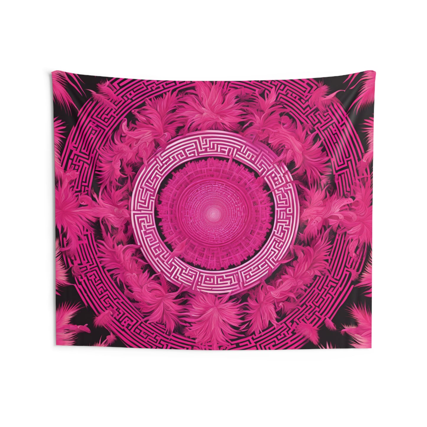 Fuchsia Willow Mandala