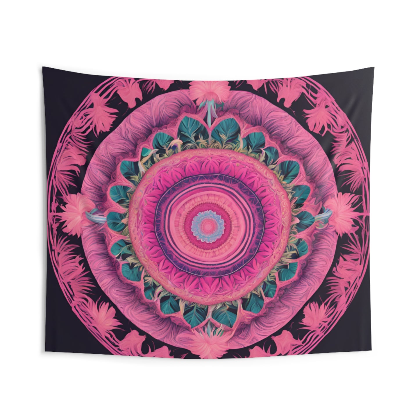 Pink Bull's Eye Mandala