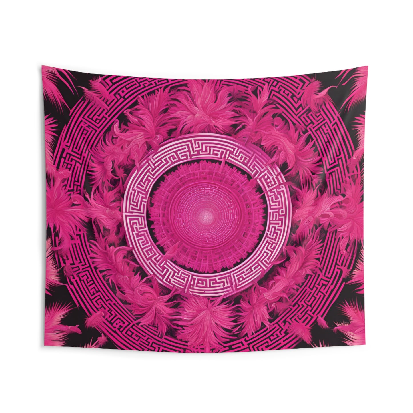 Fuchsia Willow Mandala