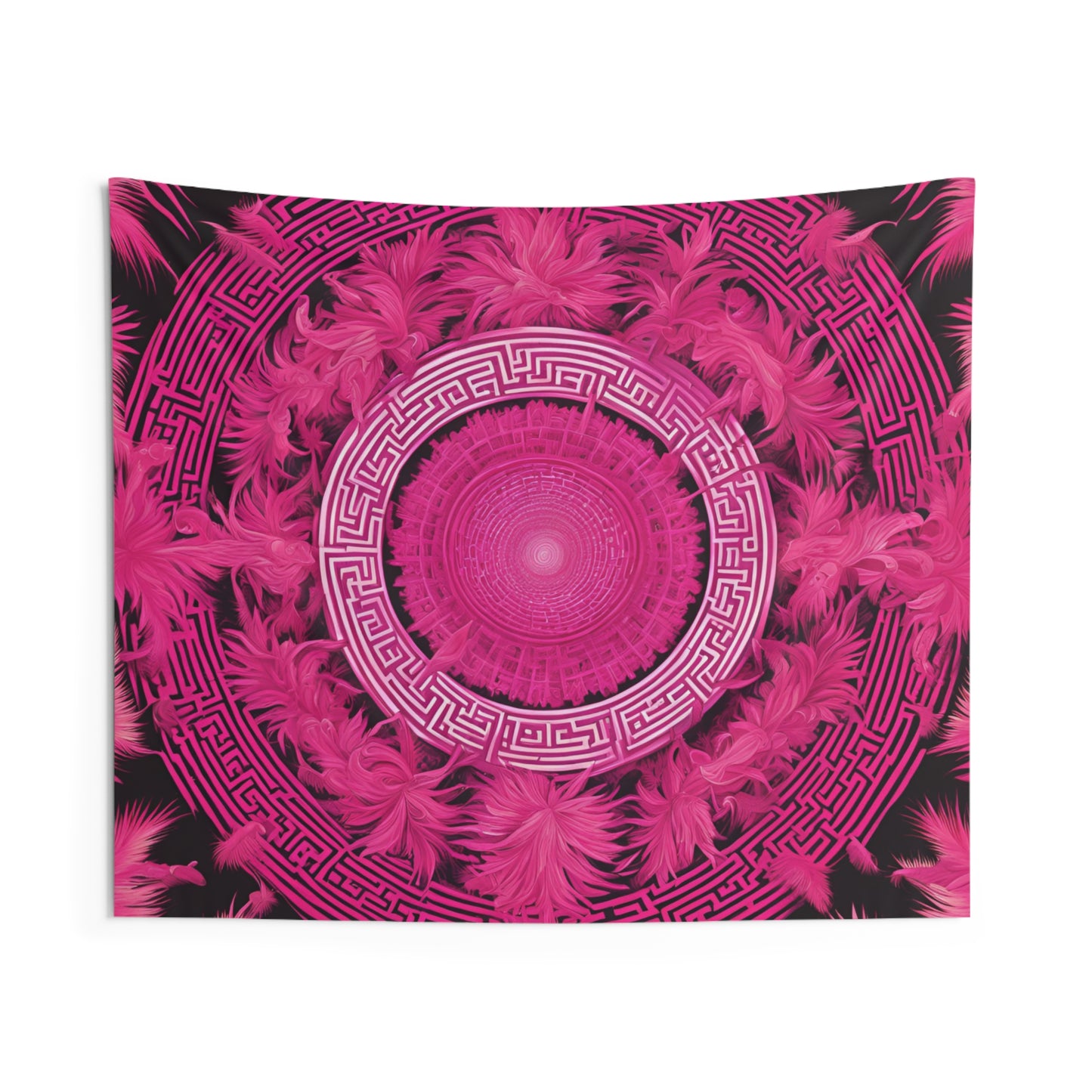 Fuchsia Willow Mandala