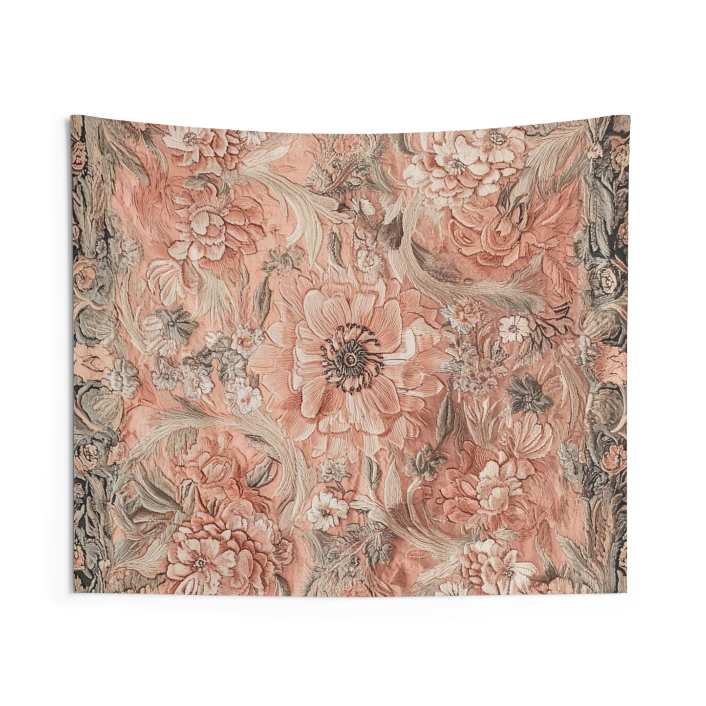 Peach Floral Fade