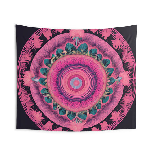 Pink Bull's Eye Mandala