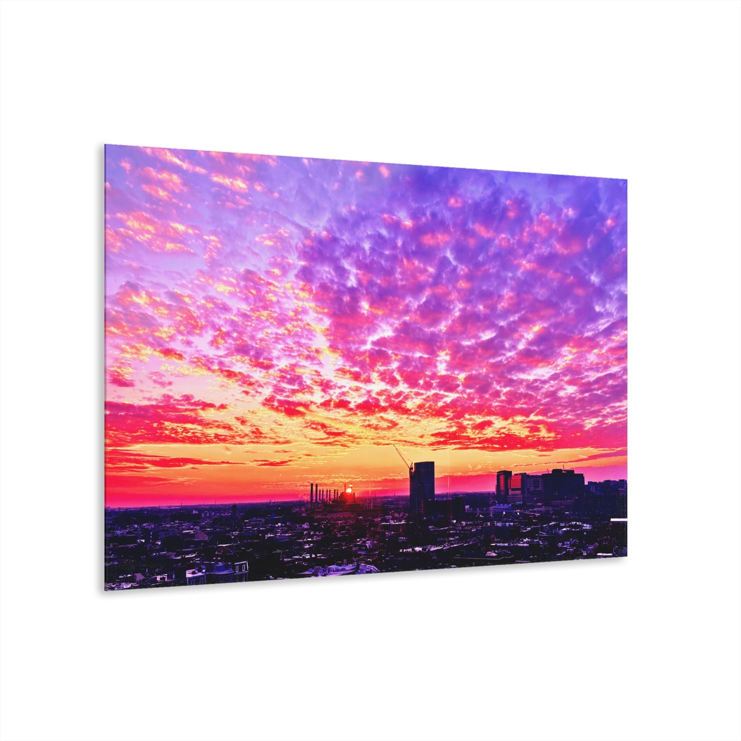 Philadelphia Sunset Cityscape