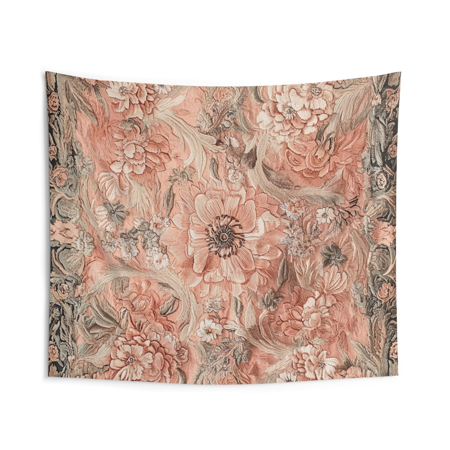 Peach Floral Fade