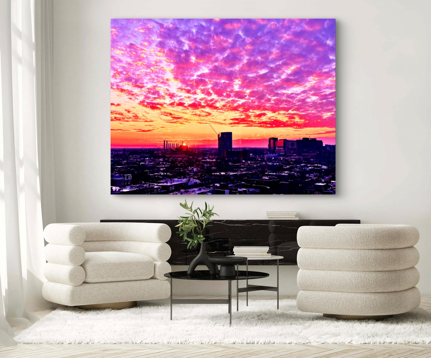 Philadelphia Sunset Cityscape